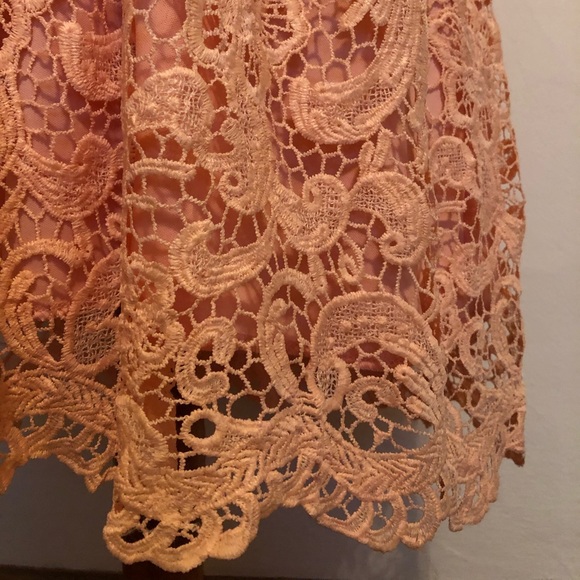Altar’d State Size Medium Flirty Peach Lace Dress - Picture 5 of 11
